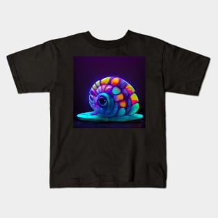 Psychedelic Snail Kids T-Shirt